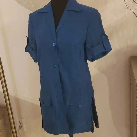 ESCADA linen jacket size 34 - Picture 3 of 7